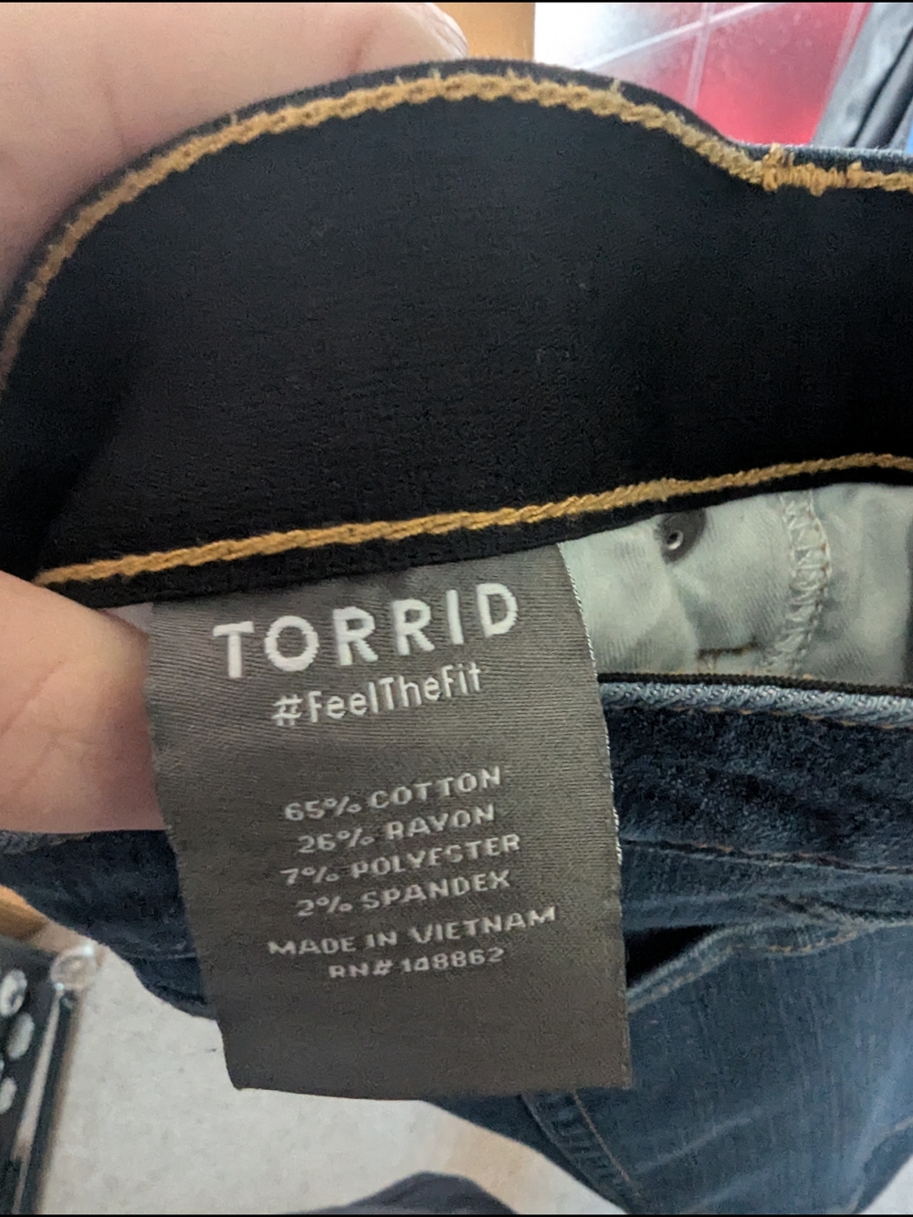 ❤️Torrid Classic Sky High Aline Flare Jeans 22R - Picture 7 of 7